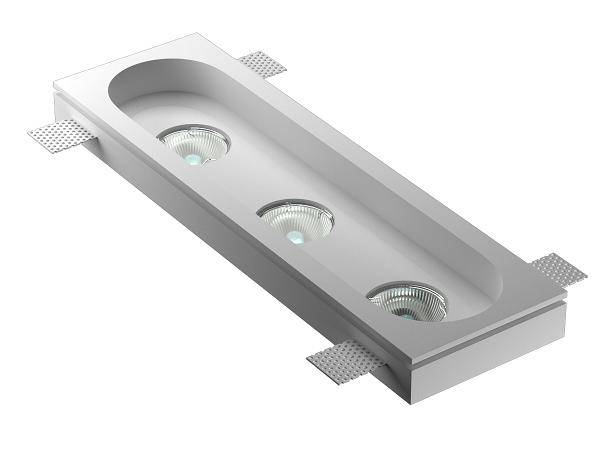Гипсовый светильник для встраивания в потолок VS-022
