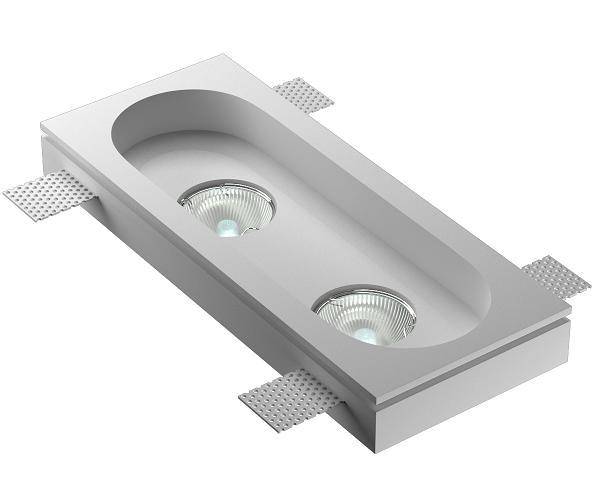 Гипсовый светильник для встраивания в потолок VS-021